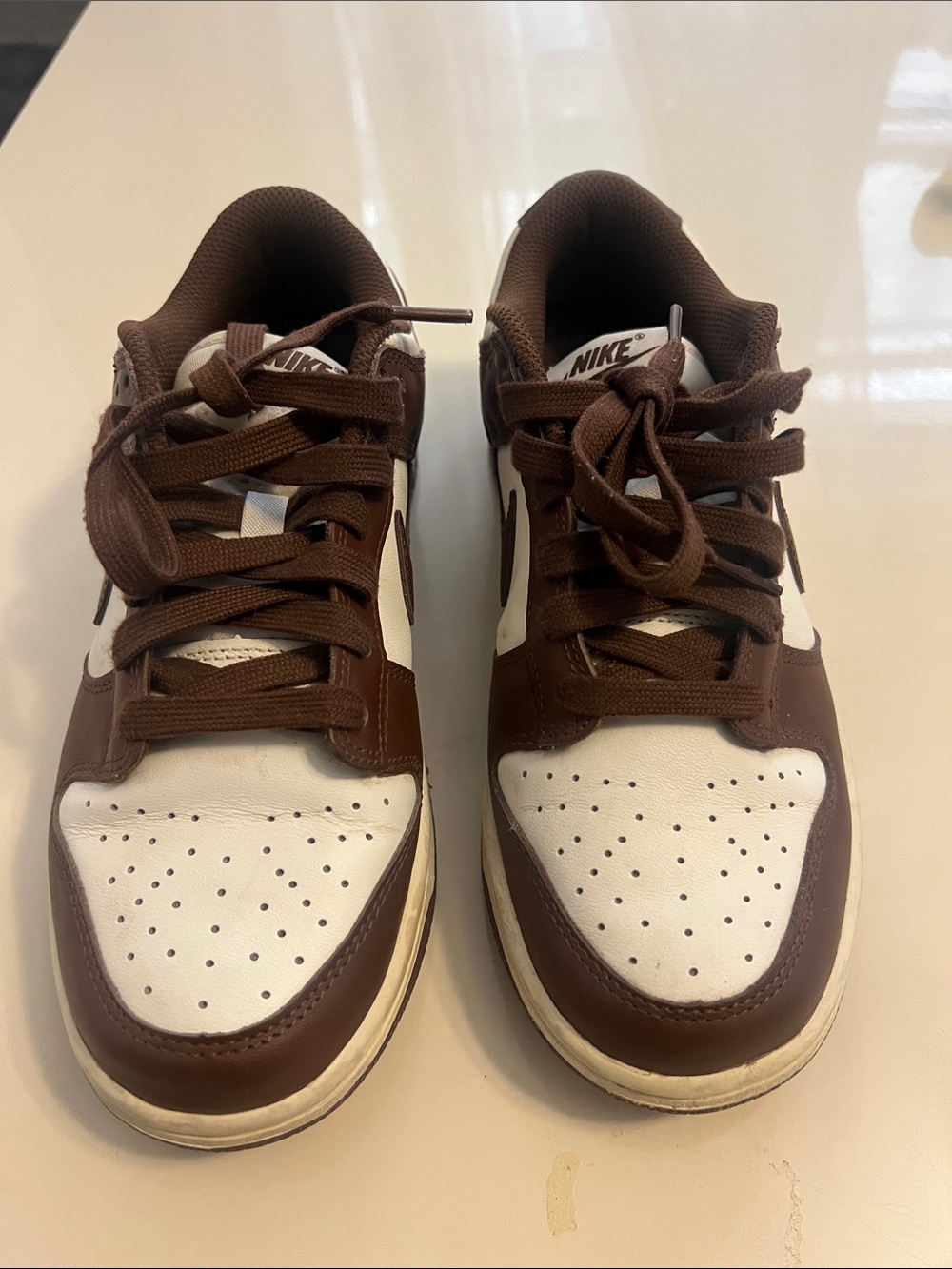 Nike Women’s Low-Top Sneakers - Brown & White